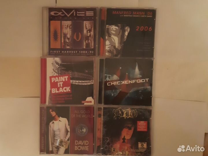 Cd диски рок, поп, диско