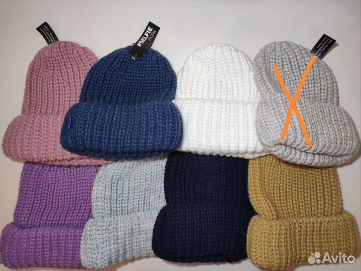 Шапка женская весенняя без флиса