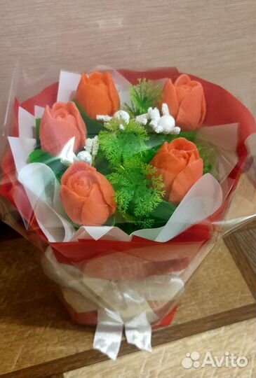 Букет из мыла