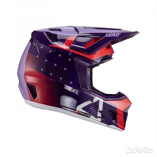 Эндуро Шлем Leatt Moto 7.5 Helmet Kit SunDown 2024