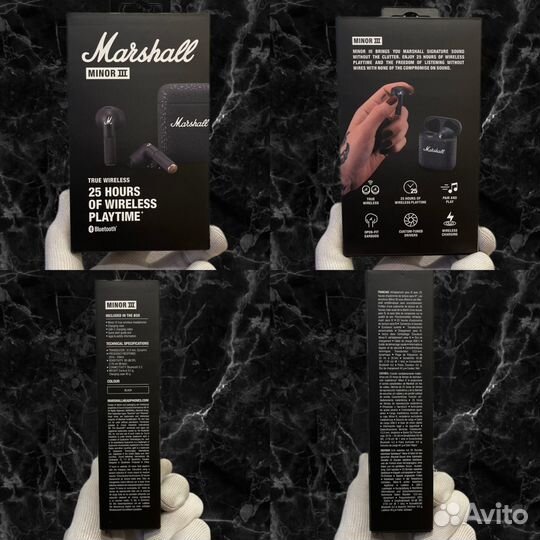 Беспроводные наушники Marshall Minor 3