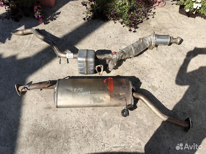 Глушитель ч сборе нa Honda