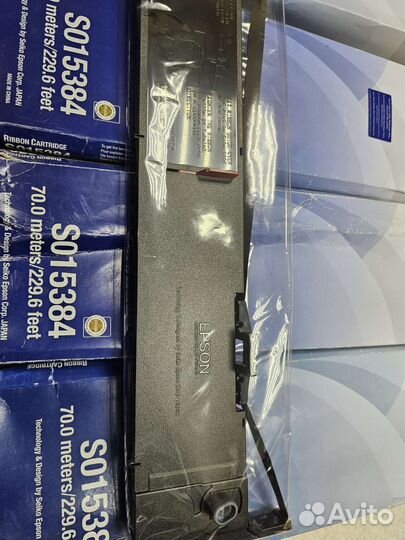 Лот 4 картриджа Epson DFX 9000 ribbon матричный