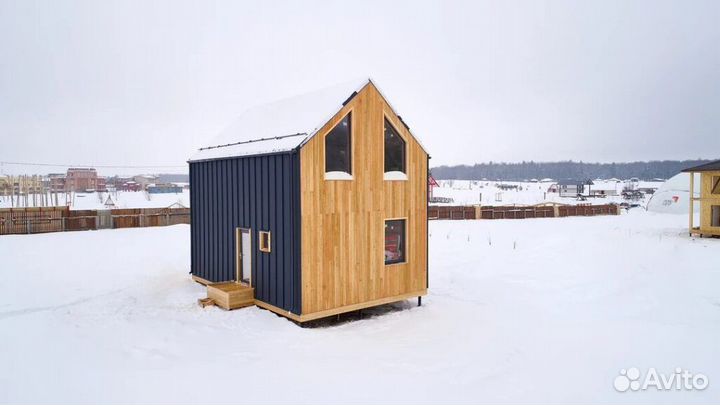 Каркасный дом под ключ 88м2 Барнхаус88