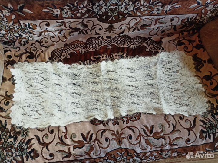 Женский пуховый шарф палантин шаль