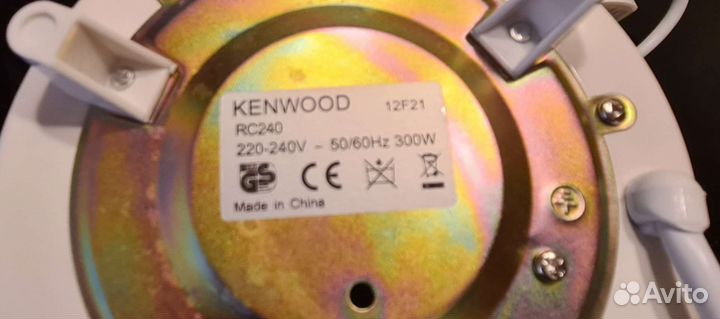 Пароварка рисоварка Kenwood RC240