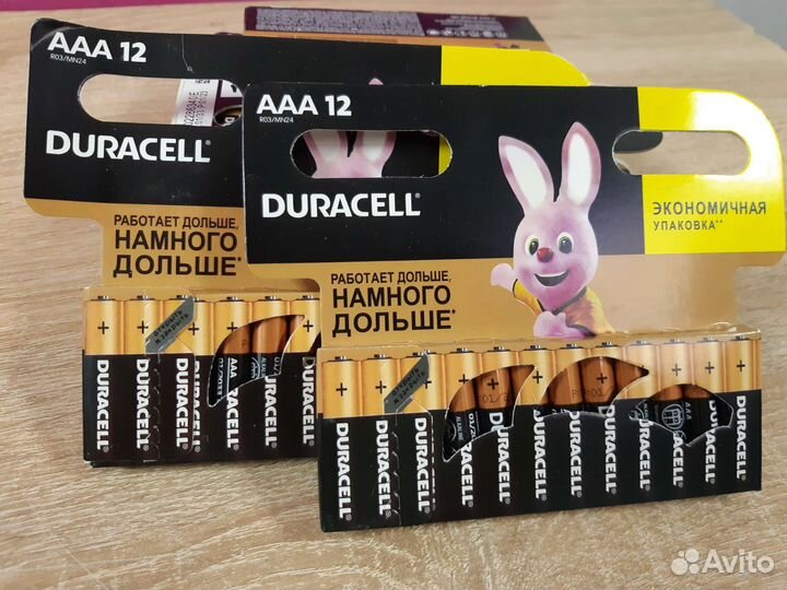 Батарейки duracell аа/ааа