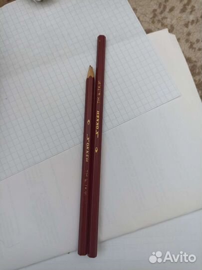 Карандаши простые СССР хоккей