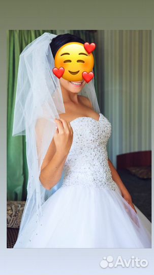 Свадебное платье айвори 42-46