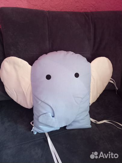 Бортики -зверята на детскую кровать