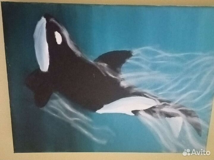 Картины маслом с изображением косатки