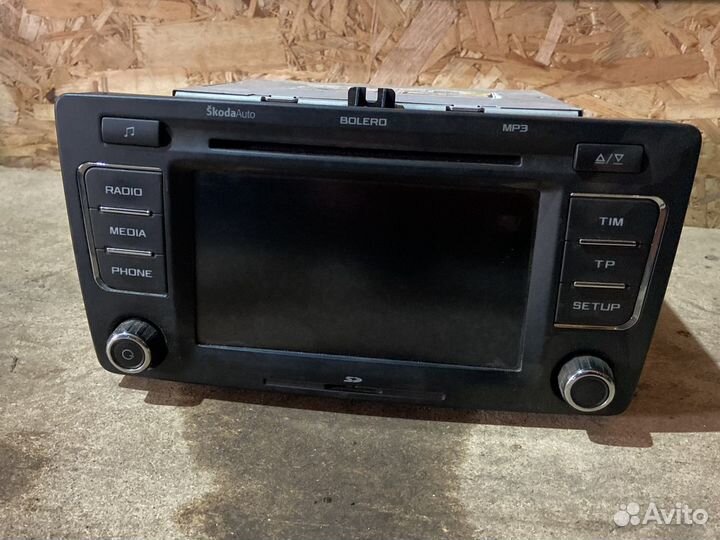 Штатная магнитола Skoda A7