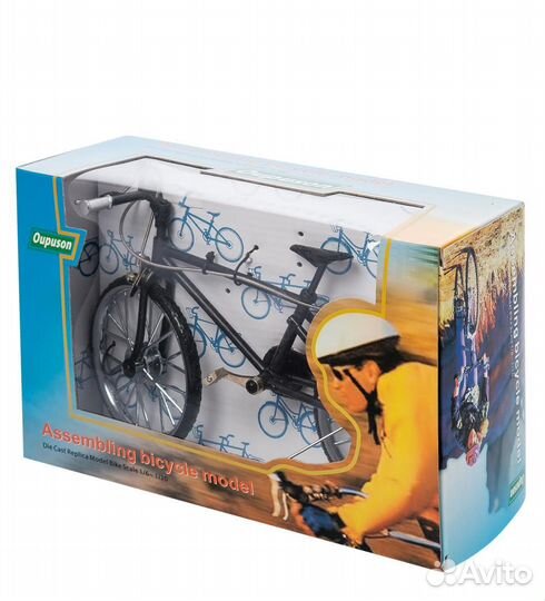 Фигурка-модель 1:10 Велосипед детский Street Trial черный A2147827