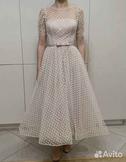 Пышное выпускное платье