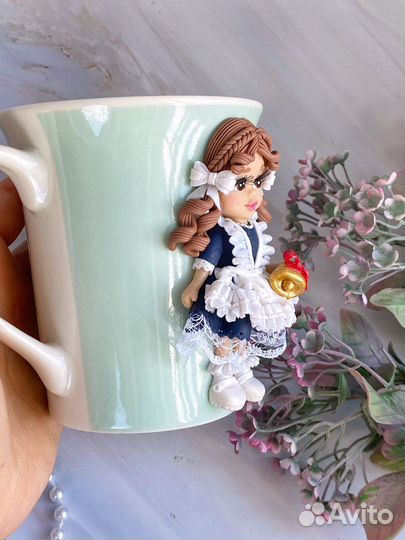 Кружка ручной работы подарок выпускнице выпускнику