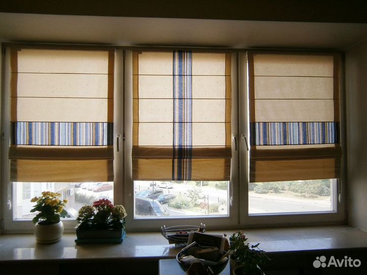 Римские шторы Camelliax. Европейские ткани