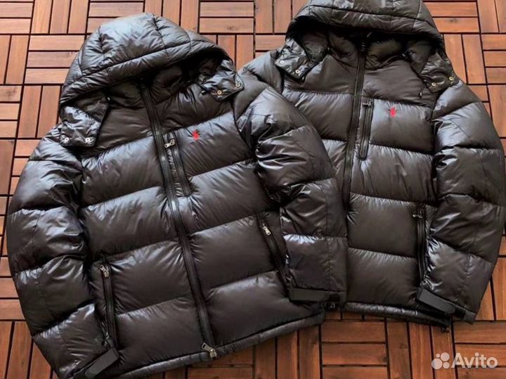 Пуховик Мужской Polo Ralph Lauren черныц зимний