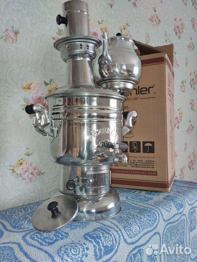 Самовар на дровах и угле