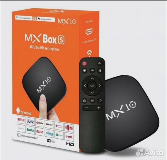 SMART tv приставка MX 10 4K