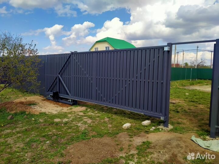 Каркас откатных ворот