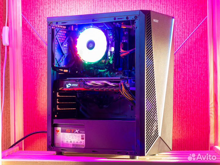 Игровой пк intel / MSI gaming RX580 /16Gb/ SSD 512