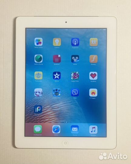 Планшет apple iPad 3 64гб WI FI Cellular sim
