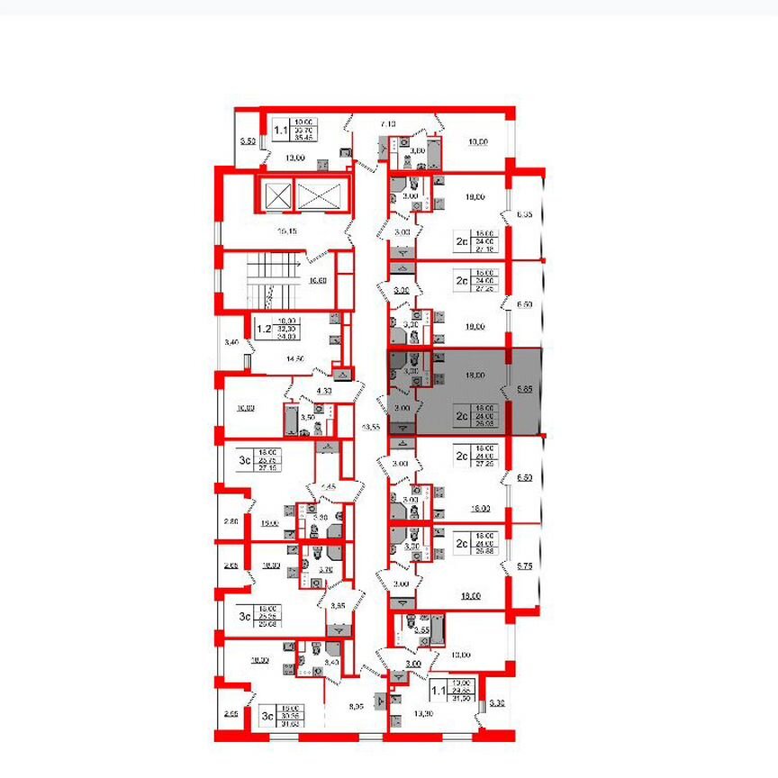 Квартира-студия, 24 м², 6/12 эт.