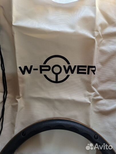 Руль w-power натуральное дерево 35 см