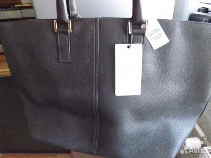 Сумка итальянская. натуральная кожа не эко.стоила