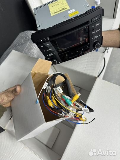 Штатная магнитола Hyndai i40 2014 года