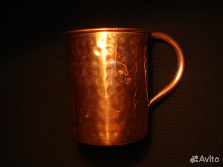 Медная Кружка Старинная Индия Медь Для Воды зож