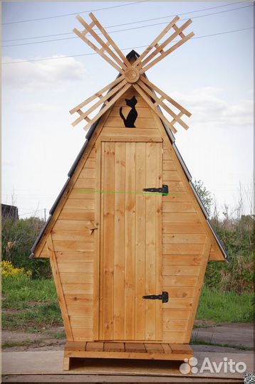 Дачный туалет деревянный BAG342