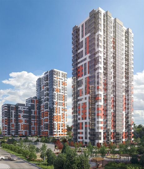 1-к. квартира, 51,4 м², 3/25 эт.