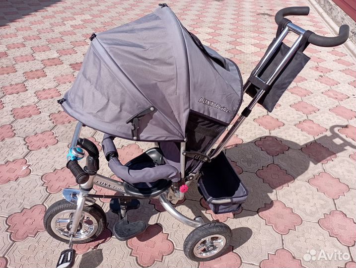 Детский велосипед с родительской ручкой