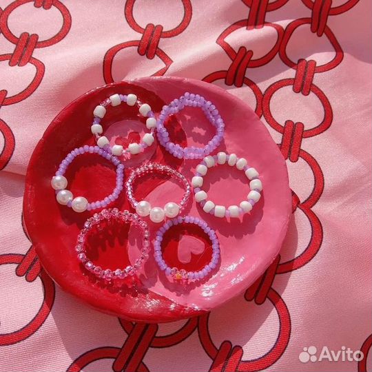 Колечки из бисера