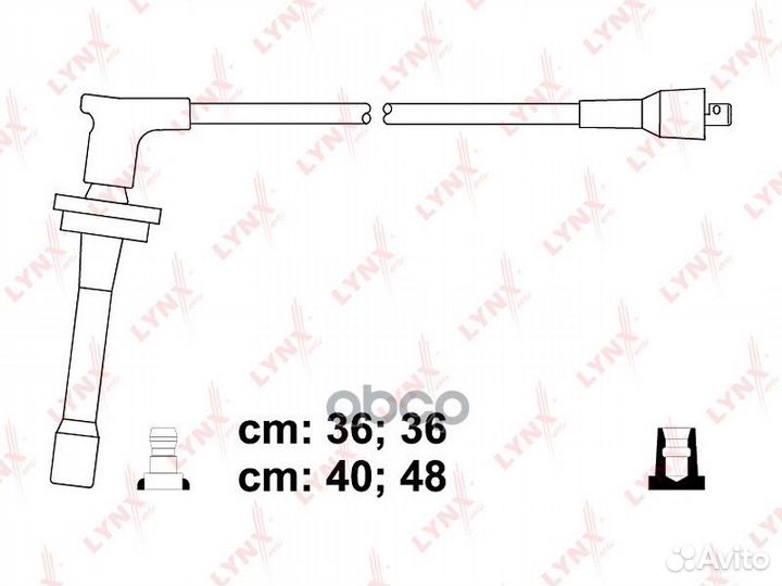 SPC8103 Комплект проводов зажигания sae, din