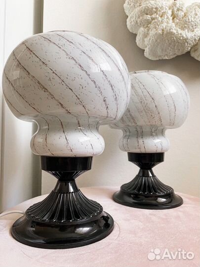 Настольные лампы «грибы» Югославия винтаж СССР