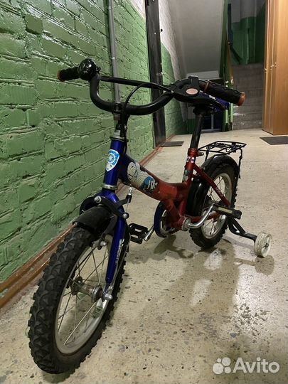 Детский 4х колесный велосипед