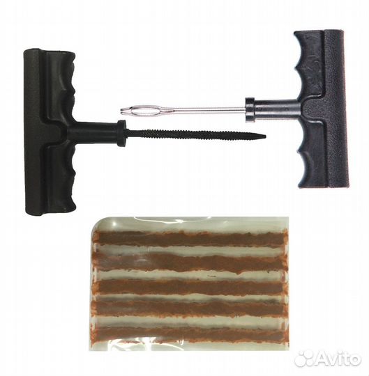 Набор для ремонта бескамерных шин AVS RK-105 (7 пр