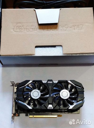 Видеокарта MSI GeForce GTX 1050 Ti 4GT