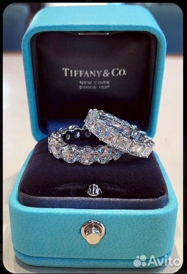 Обручальное кольцо tiffany с бриллиантом