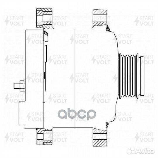 Генератор 110A LG 0810 startvolt