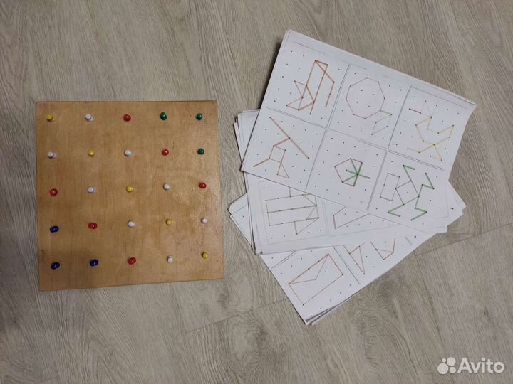 Геоборд - тренажёр для мелкой моторики