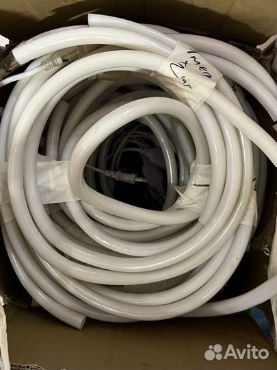 Гибкий неон 57 метров круглый 14мм 220v