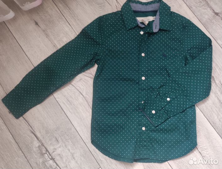 Рубашка для мальчика 134см новая hm