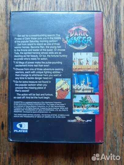 Картридж Sega The Pirates of Dark Water в Биг Бокс