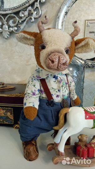 Кукла Тедди -Бычок ручная работа