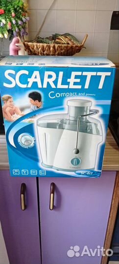 Соковыжималка новая Scarlett