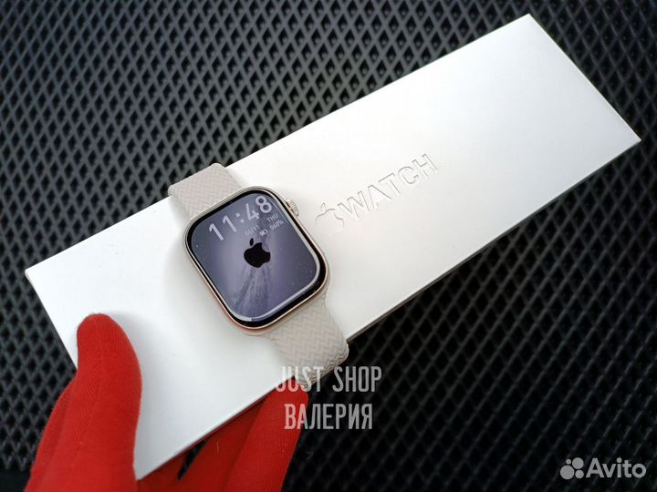 Apple Watch 9 45mm (Гарантия) Серебряные