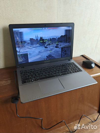 Игровой ноутбук asus Танки, гта5,кс Гоу